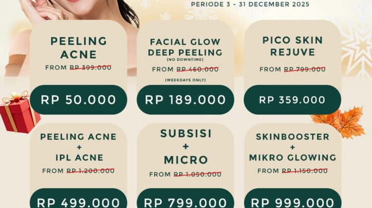 🔔 Holiday Glow December: Tampil Memukau di Akhir Tahun dengan Promo Eksklusif dari Gift Beauty!