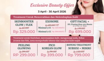 Promo Skincare April 2026: Wajah Glowing & Tubuh Ideal di Gift Beauty!
